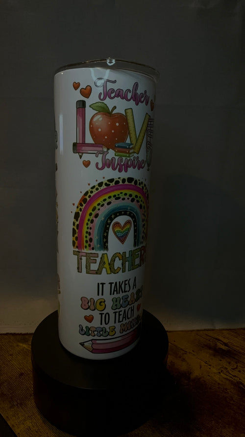 Custom 20oz Stainless Steel Tumbler – Multiple Designs Available