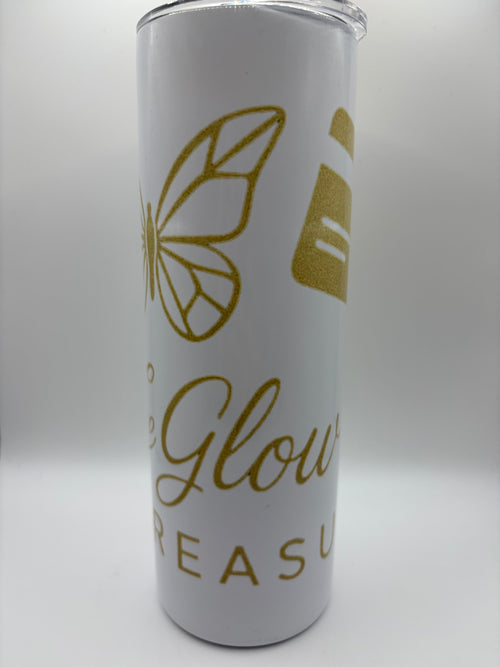 Custom Logo Stainless Steel Tumbler – Personalized 20oz Business Promo Cup